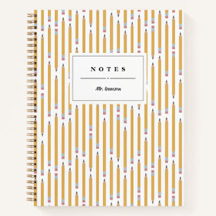 Pencils Personalised Notebook