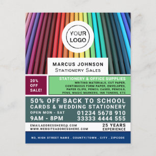 Pencils, Stationery & Office Supplies, Stationer Flyer