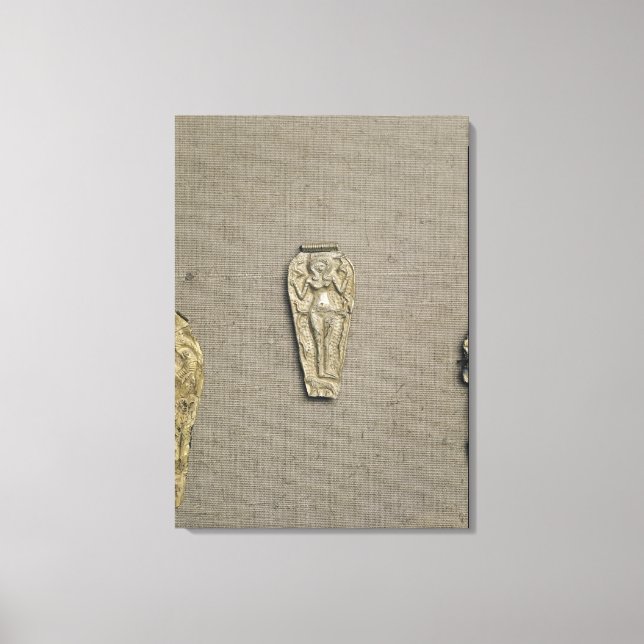 Pendant depicting Astarte, goddess of fertility Canvas Print (Front)