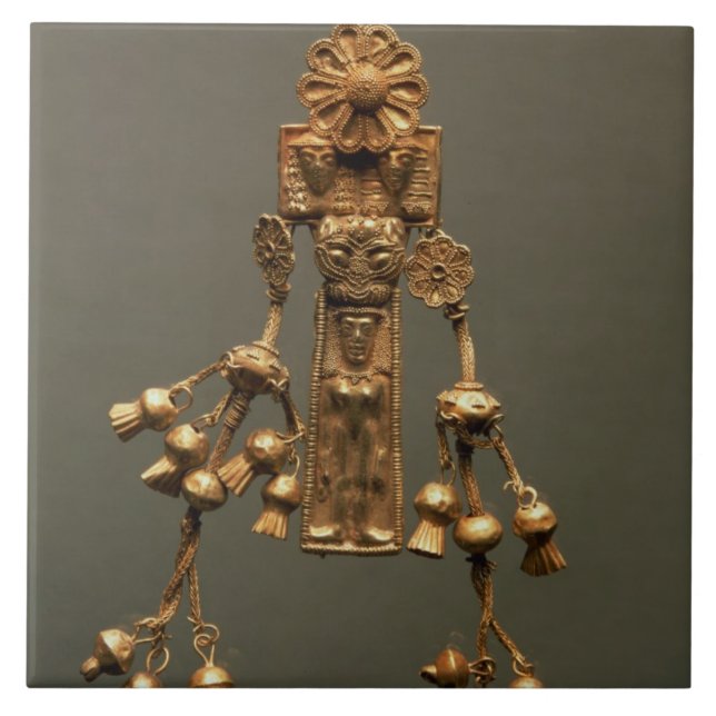 Pendant, from the Camiros necropolis, c.630-620 BC Tile (Front)