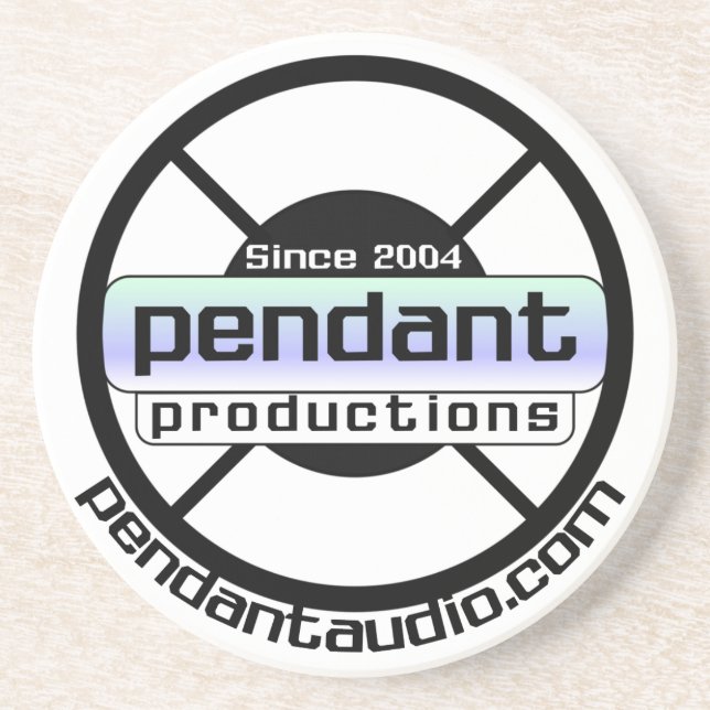 Pendant logo coaster (Front)