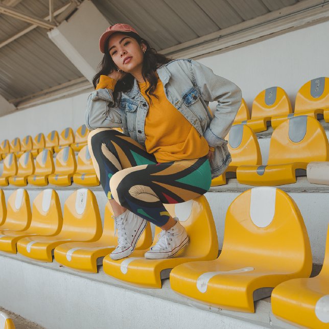 Pende Tribal Capri Leggings (Creator Uploaded)