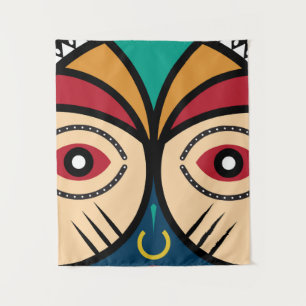 Pende tribal tapestry
