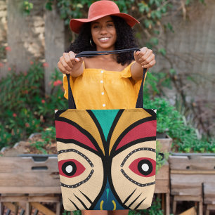 Pende tribal tote bag