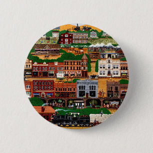 Pendleton ~ The Wild West 6 Cm Round Badge
