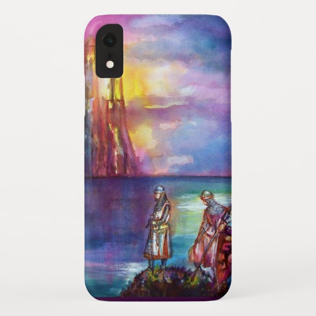 PENDRAGON Mediaeval Knights,Lake Sunset,Fantasy Case-Mate iPhone Case (Back)