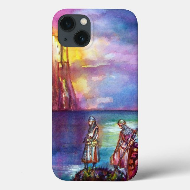 PENDRAGON Mediaeval Knights,Lake Sunset,Fantasy Case-Mate iPhone Case (Back)