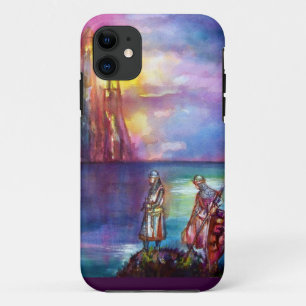 PENDRAGON Mediaeval Knights,Lake Sunset,Fantasy iPhone 11 Case