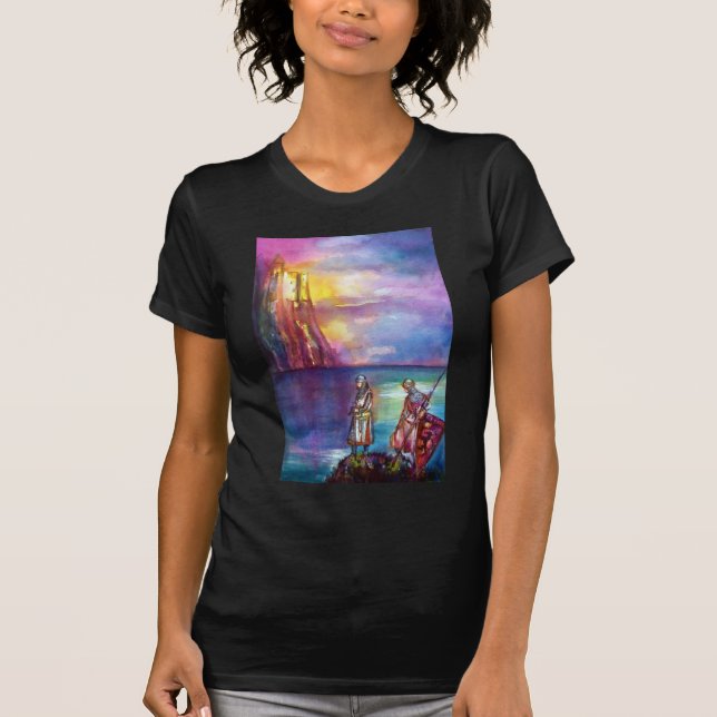 PENDRAGON Mediaeval Knights,Lake Sunset,Fantasy T-Shirt (Front)