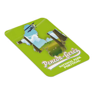 Peneda-gerês national park Portugal map Magnet