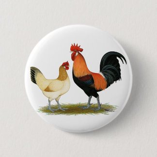 Penedesenca Chickens 6 Cm Round Badge