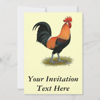 Penedesenca Rooster Invitation