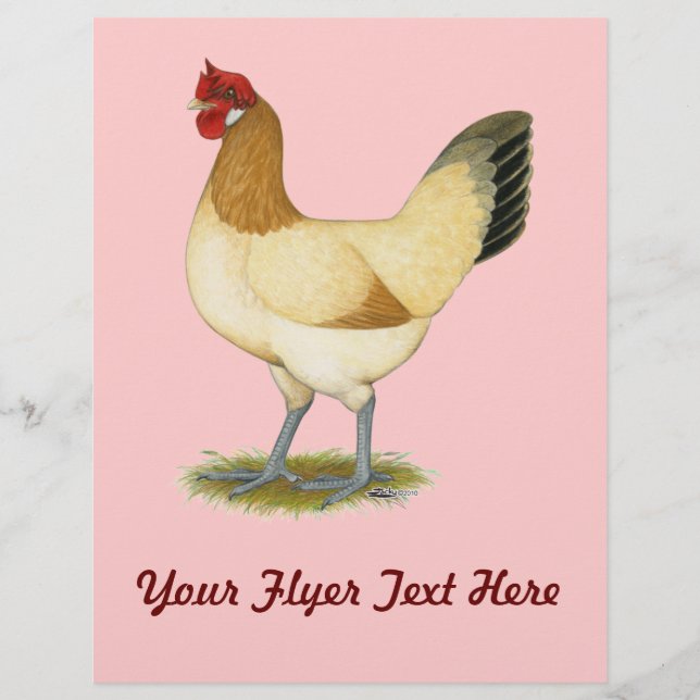 Penedesenca:  Wheaten Hen Flyer (Front)