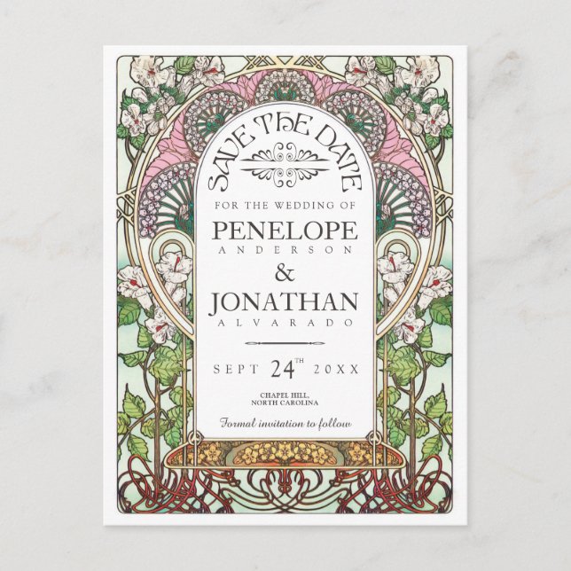 PENELOPE 01 A - Save the Date Postcards (Front)