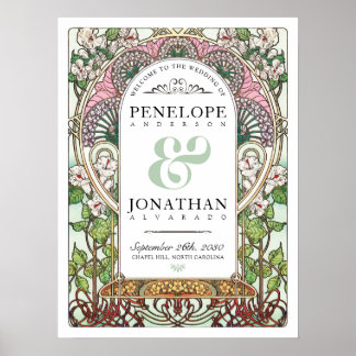 PENELOPE 01 A - Wedding Welcome Sign Medium