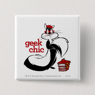 Penelope - Geek Chic 15 Cm Square Badge