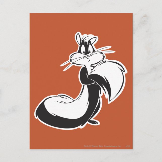 Penelope Grabbing Tail Postcard (Front)