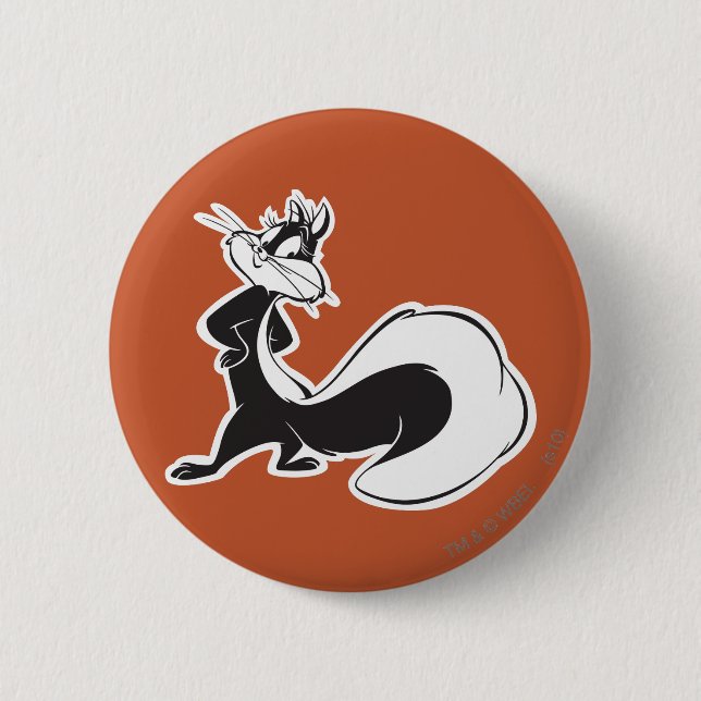 Penelope Posing 6 Cm Round Badge (Front)