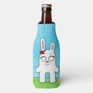 Penelope the Bunny, w/quote bottle cooler