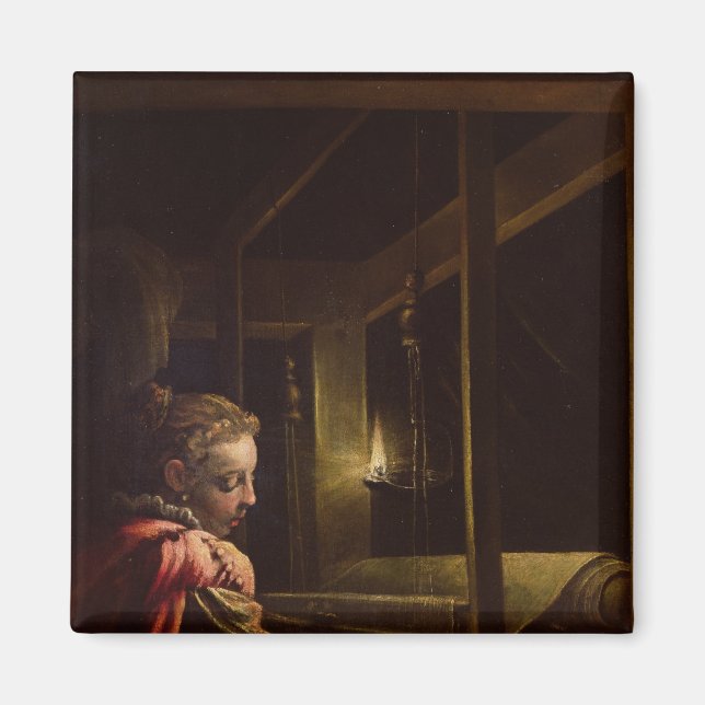 Penelope Undoing her Tapestry Magnet (Front)