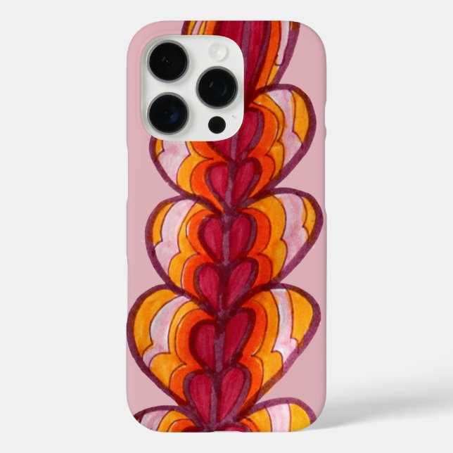 Penelopes Hearts Case-Mate iPhone Case (Back)