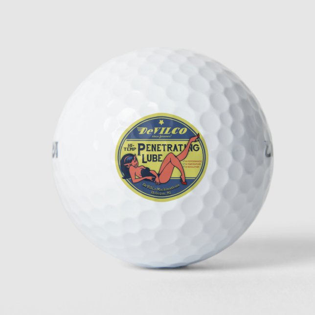 Penetrating Lube Golf Balls (Front)