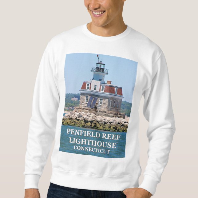 Penfield Reef Lighthouse, Connecticut Sweatshirt (Front)