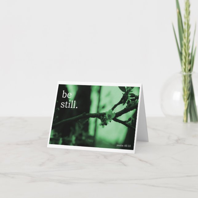 Pengi Apados Be Still notecard (Front)