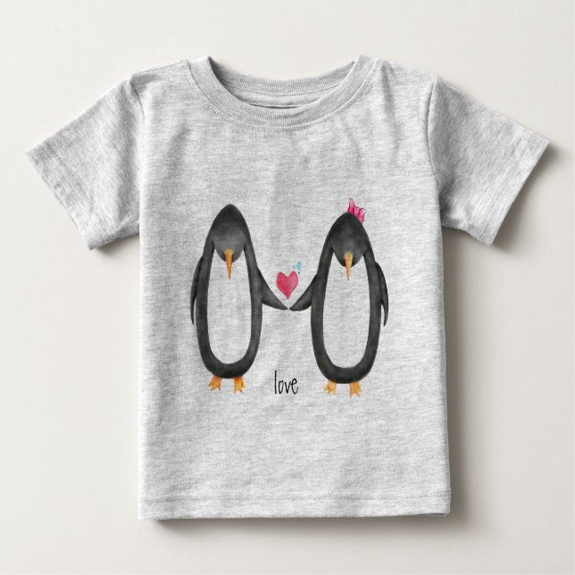 Pengin Luv Baby T-Shirt (Front)