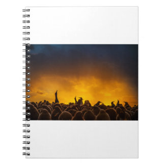 Pengiuns at Sunset Notebook