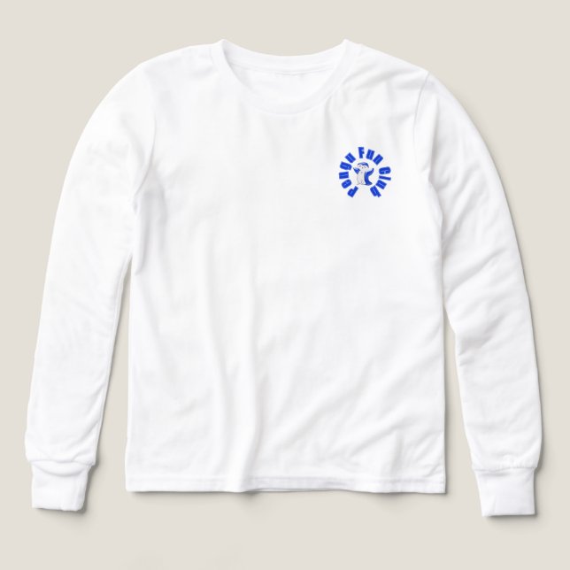 Pengu Happy Penguin Fun Club(Blue-W) Long-sleeve (Design Front)