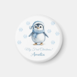 Penguin 1st Christmas Magnet