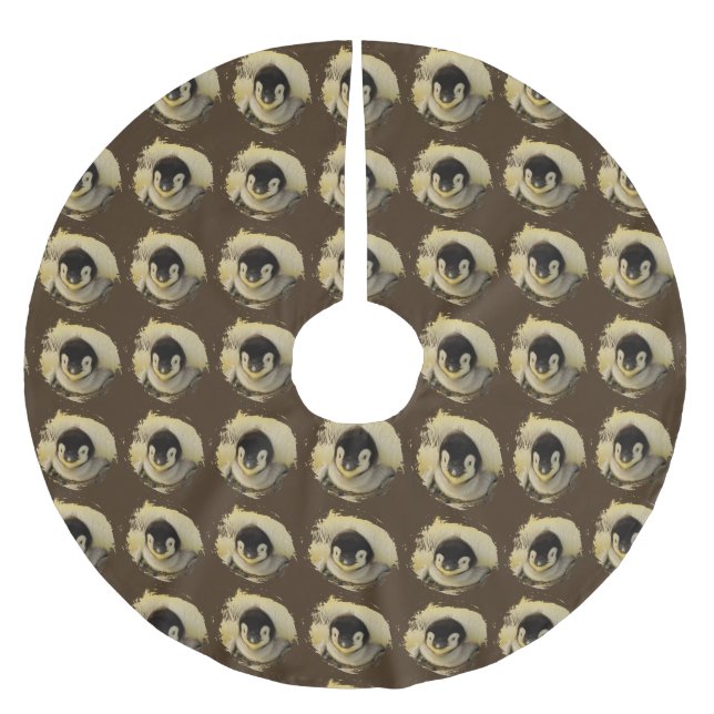 Penguin 2014-0801 brushed polyester tree skirt (Front)