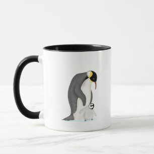 Penguin and chick 'perfect dad' mug