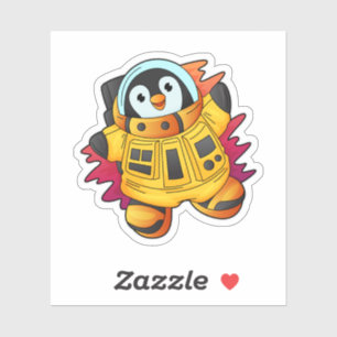 Penguin as Astronaut in Suit