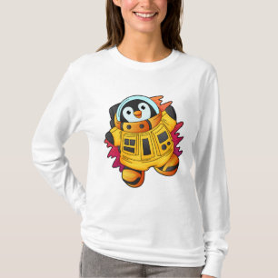 Penguin as Astronaut in Suit T-Shirt