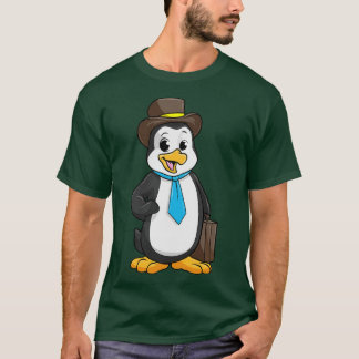 Penguin as entrepreneur with a briefcase T-Shirt