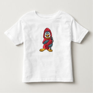 Penguin as Firefighter with Extinguisher Toddler T-Shirt