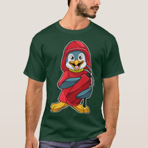 Penguin as Firefighter with Fire extinguisher T-Shirt