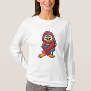 Penguin as Firefighter with Fire extinguisher T-Shirt