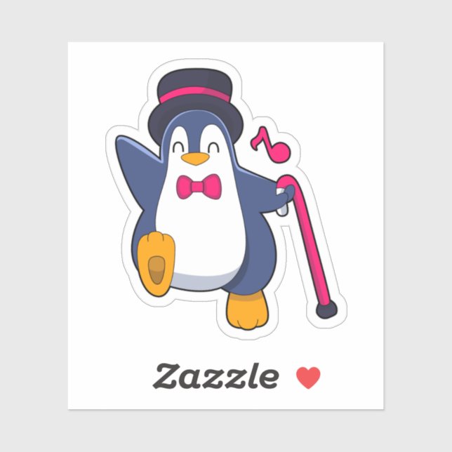Penguin as Groom with Tie (Sheet)