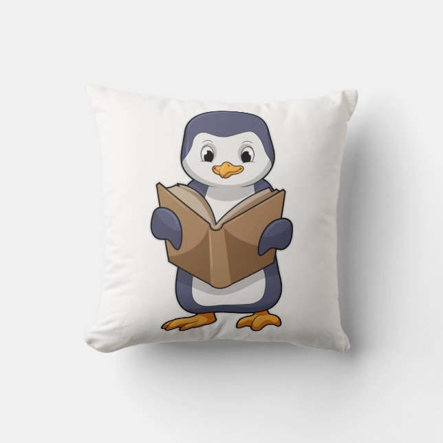 Penguin as Nerd with Book Cushion (Front)