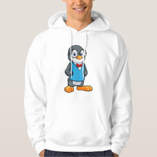 Penguin as Nerd with Glasses Hoodie