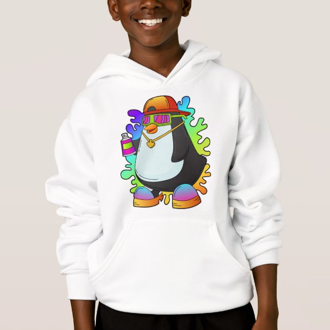 Penguin as Painter with Spray (Front)