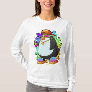 Penguin as Painter with Spray T-Shirt
