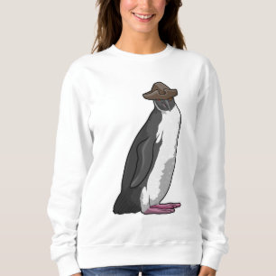 Penguin as Pirate with Hat Sweatshirt