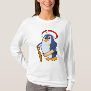 Penguin as Pirate with Hat T-Shirt