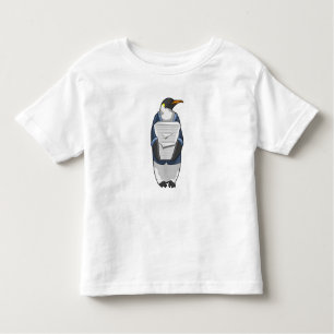 Penguin as Secretary with Stack of paper Toddler T-Shirt