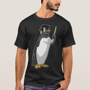 Penguin as Teacher with Pointer T-Shirt