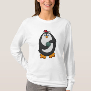 Penguin at Bowling with Bowling ball T-Shirt